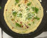 क्रिस्पी इंस्टेंट चीज़ चिल्ली डोसा (Crispy instant cheese chilli dosa recipe in hindi) रेसिपी चरण 3 फोटो