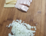 Foto del paso 3 de la receta: Patatas rellenas pavo queso al vino tinto rebozado tempura. 🥔🦚
