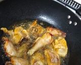 A picture of step 1 of Isa's take on chicken and ugali.