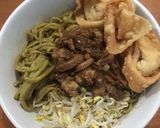 Foto langkah ke 14 dari resep Yamien Bayam Manis (sehat tanpa msg, pewarna, dan pengawet).