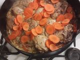 Pollo al disco a la cerveza negra