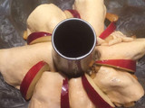 Brioche con mele caramellate