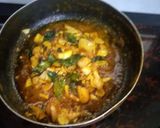 A picture of step 2 of Colocasia leaves (Patra)Samosa.