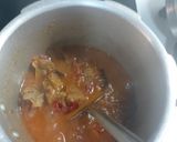 A picture of step 1 of Mutton potato onion masala.