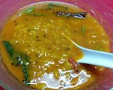 A picture of step 6 of Dal Curry.