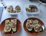 Foto del paso 4 de la receta: Calabacín relleno de salami