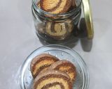 A picture of step 8 of Eggless Whole wheat flour (Aata) Pinwheel cookies(No Oven Recipe).