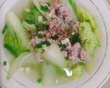 Hình bước làm 3 của món Canh cải dún thịt băm