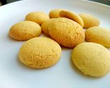 A picture of step 7 of Nankhatai.
