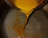 A picture of step 2 of Motichur Custard kulfi.