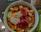 Foto langkah ke 4 dari resep Tofu Bibimbap.
