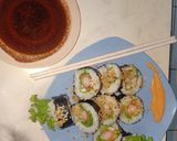 Foto langkah ke 4 dari resep Sushi nasi simpel.