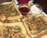 A picture of step 5 of Omelette in hole.
