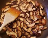 A picture of step 1 of Baked Eggs with Mushrooms and Cheese.