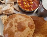 A picture of step 10 of Jain Chole Bhature.