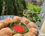 A picture of step 5 of Farali pattice.