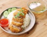 Foto langkah ke 13 dari resep Crispy Chicken Rice Devina Hermawan.