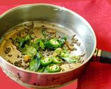 A picture of step 2 of Amla raita.