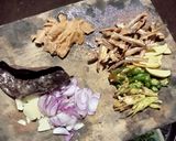 Foto langkah ke 3 dari resep Tumis Daun Pepaya.