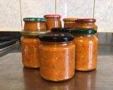 Une image de l'étape 15 de Sauces aux piments antillais, oignons, persil, ail, carottes et galanga.