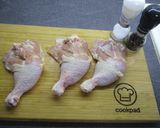 Sült csirkecomb 🍗 zöldségekkel 🫑🍅🧄 és krémes sütőtökös rizottóval 🎃🍚 recept fázis 1 fotója
