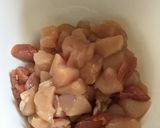 Almás-körtés csirkemell, édesburgonya pürével recept fázis 2 fotója