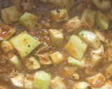 A picture of step 5 of Achari Lauki Chana Dal.