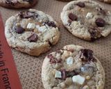 Une image de l'étape 6 de Cookies 3 chocolats façon subway.