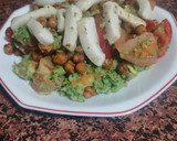Foto del paso 4 de la receta: Ensalada de brócoli, calamares y garbanzos crujientes