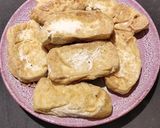 A picture of step 1 of Fried Tofu.