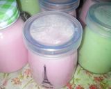 Foto langkah ke 7 dari resep Silky Pudding Matcha and Red Velvet (with SKM).