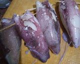 Foto langkah ke 2 dari resep Gulai Cumi Kacang Panjang.