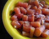 A picture of step 1 of Carrot ginger soup.
