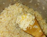 A picture of step 5 of Nigerian carrot fried rice with minced meat soup.