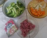 Foto langkah ke 1 dari resep Brokoli Daging Sapi.