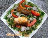 Hình bước làm 6 của món Rau Càng Cua Trộn Cá Hộp