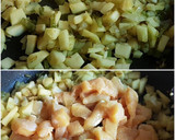 Foto del paso 2 de la receta: Arroz Basmati frito con Pollo y Manzana Fuji