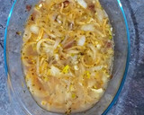 Foto del paso 3 de la receta: Dorada al horno con cebollas, pasas y siete especias libanesas