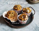 Gambar langkah 10 resipi Almond Banana Cupcake.