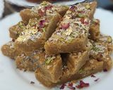 A picture of step 1 of 🍰Chana Daal Burfi🍰(lentil fudge).