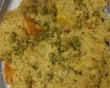 A picture of step 12 of Tahri or spicy pulav.