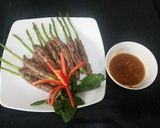 Hình bước làm 5 của món Bò cuộn măng tây