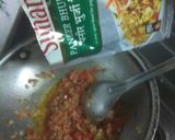 A picture of step 3 of Paneer Masala Bhurji.