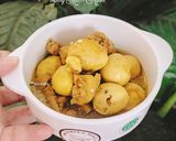 Foto langkah ke 6 dari resep Ayam dan Telur Puyuh toping Mie Ayam.