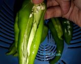 A picture of step 1 of Mirch pakora😋مرچ پکوڑہ 😋.