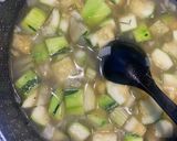 A picture of step 3 of Marrow, potato and herbs soup.
