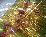 A picture of step 5 of Pasta hotdog webs.