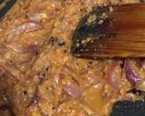 A picture of step 11 of Bharwa Bhindi [ gravy].