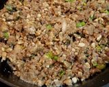 A picture of step 2 of Rigatoni with Vegan "Walnut Mushroom Meat" Sauce.