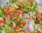 A picture of step 1 of Paneer Bhurji.